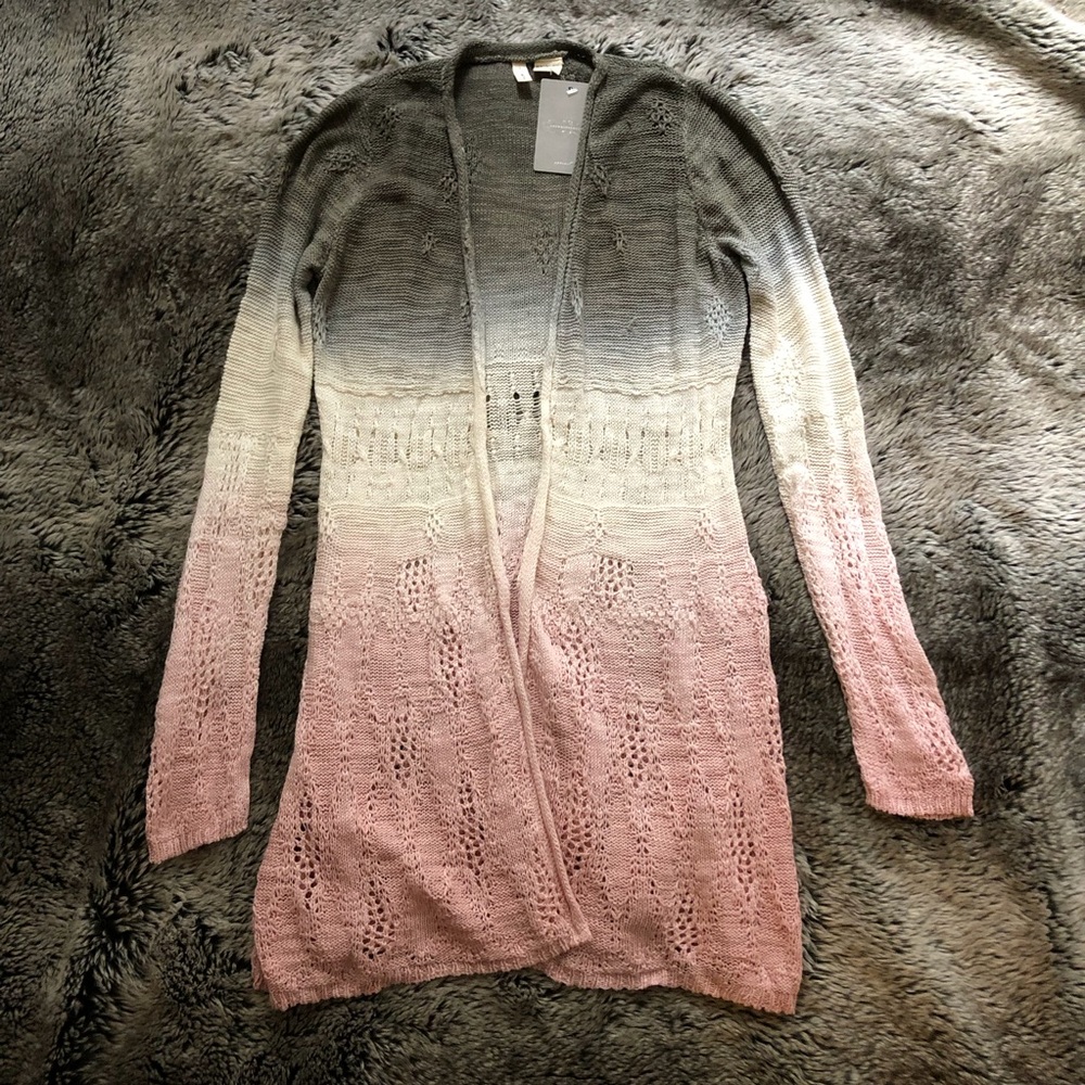 Anthropologie Tonal Tides Cardigan XSP - Picture 2 of 9